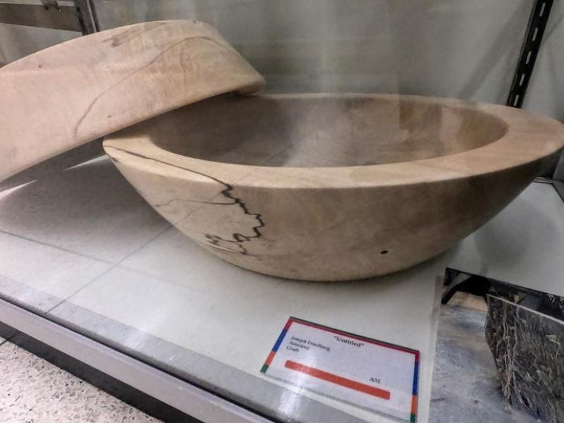 8th Annual Exhibit Spalted Maple Bowls from the Same Tree